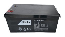 ΜΠΑΤΑΡΙΑ AEG STORAGE 6-GFM-250 ΒΑΘΕΙΑΣ ΕΚΦΟΡΤΙΣΗΣ VRLA GEL 12V270AH c20